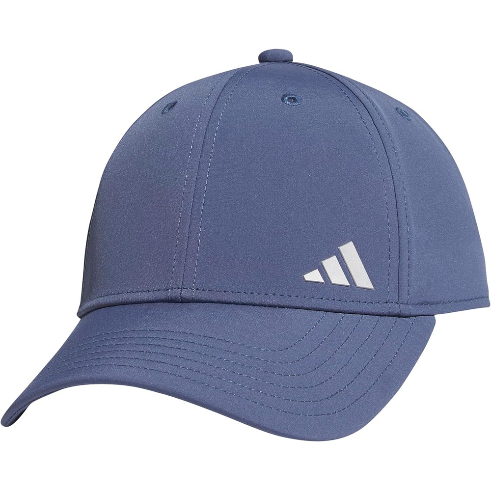 image:imageadidas Womens Backless Ponytail Hat Open Back Baseball CapPreloved Ink BlueSilver Metallic2