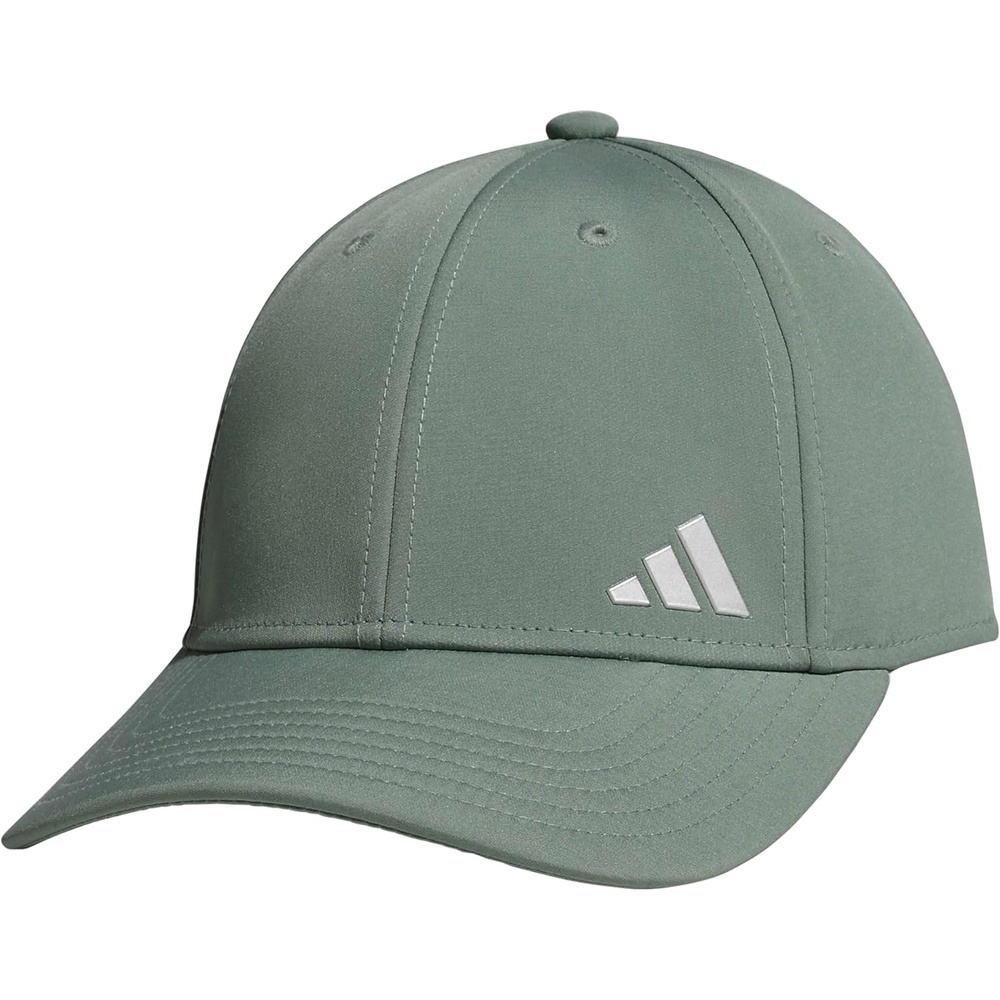 image:imageadidas Womens Backless Ponytail Hat Open Back Baseball CapSilver GreenSilver Metallic2