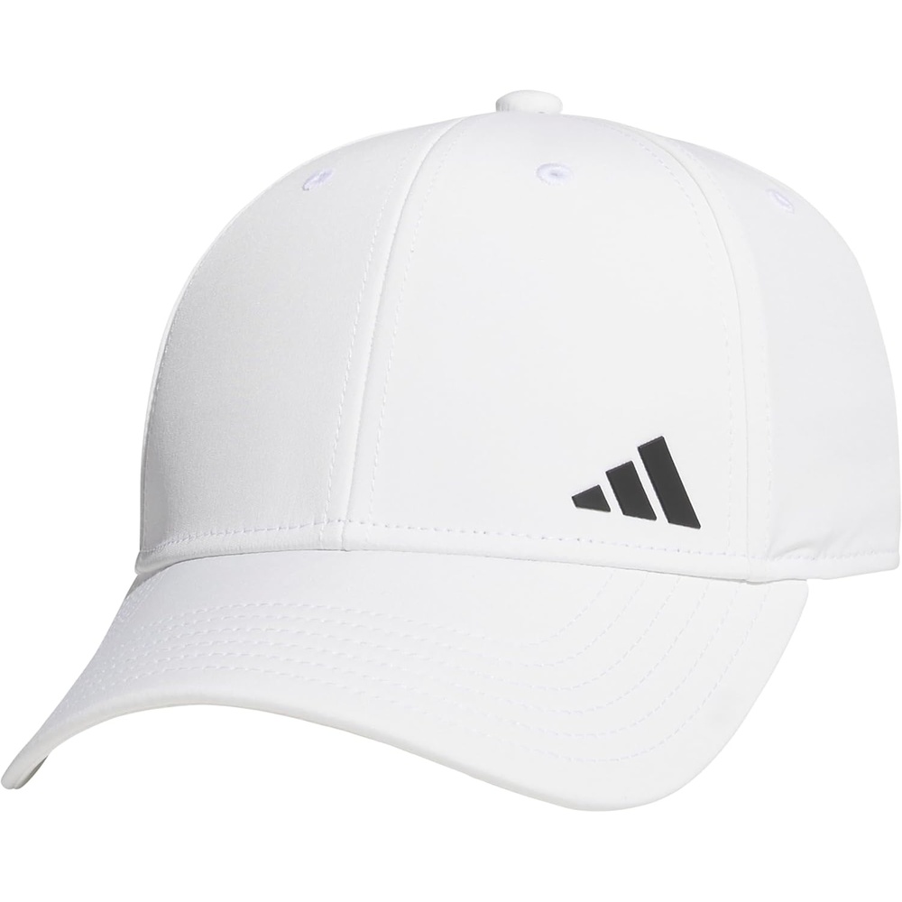 image:imageadidas Womens Backless Ponytail Hat Open Back Baseball CapWhiteBlack2
