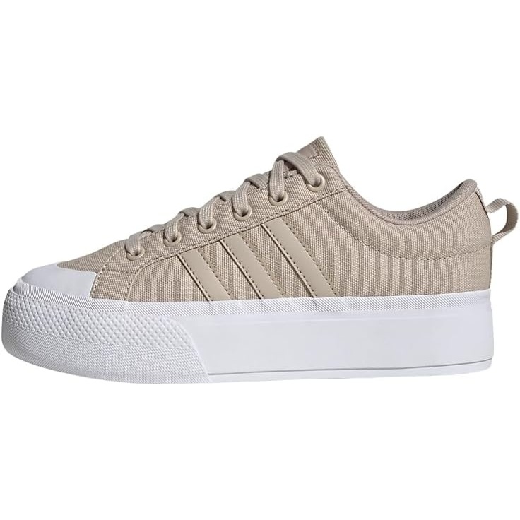image:imageadidas Womens Bravada 20 Platform Sneakers Shoes Casual BlueWonder BeigeWonder BeigeFootwear White Ie2307