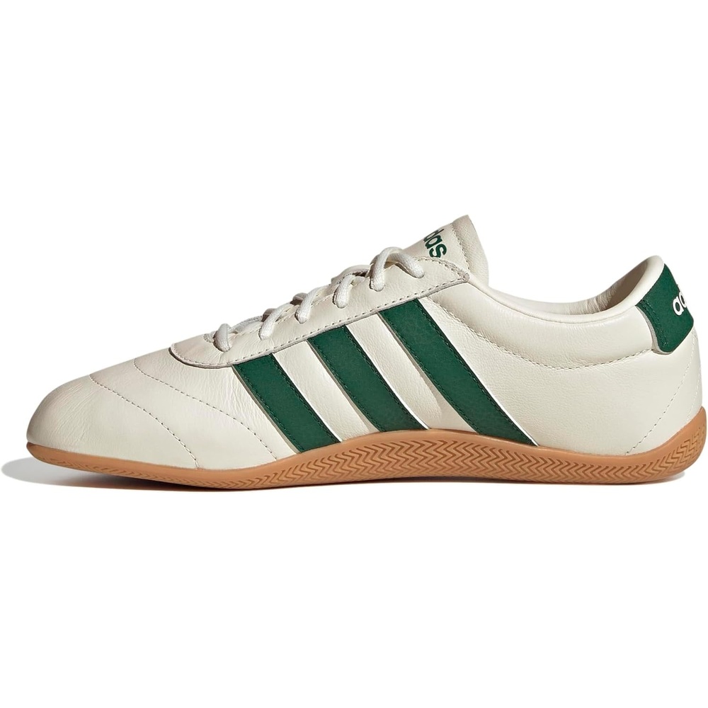 image:imageadidas Womens Grand Court Lo SneakersOff WhiteCollegiate GreenGum