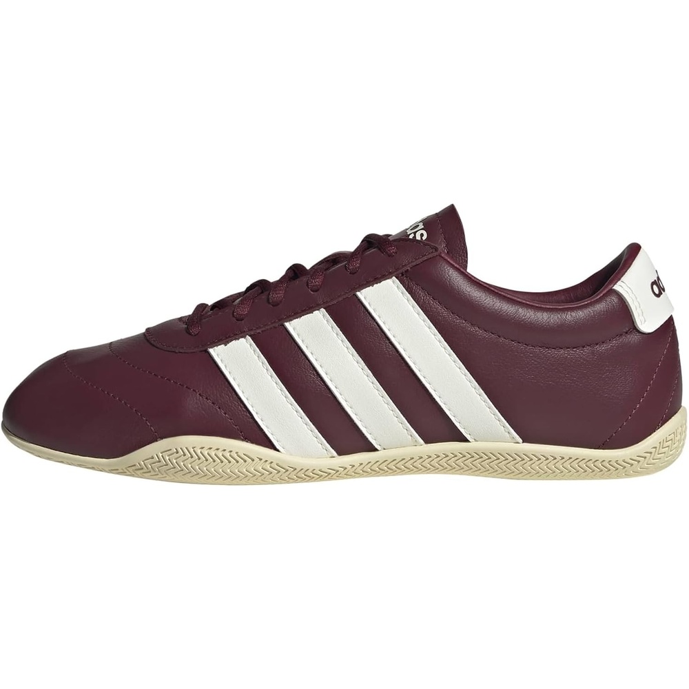 image:imageadidas Womens Grand Court Lo SneakersShadow RedOff WhiteShadow Red