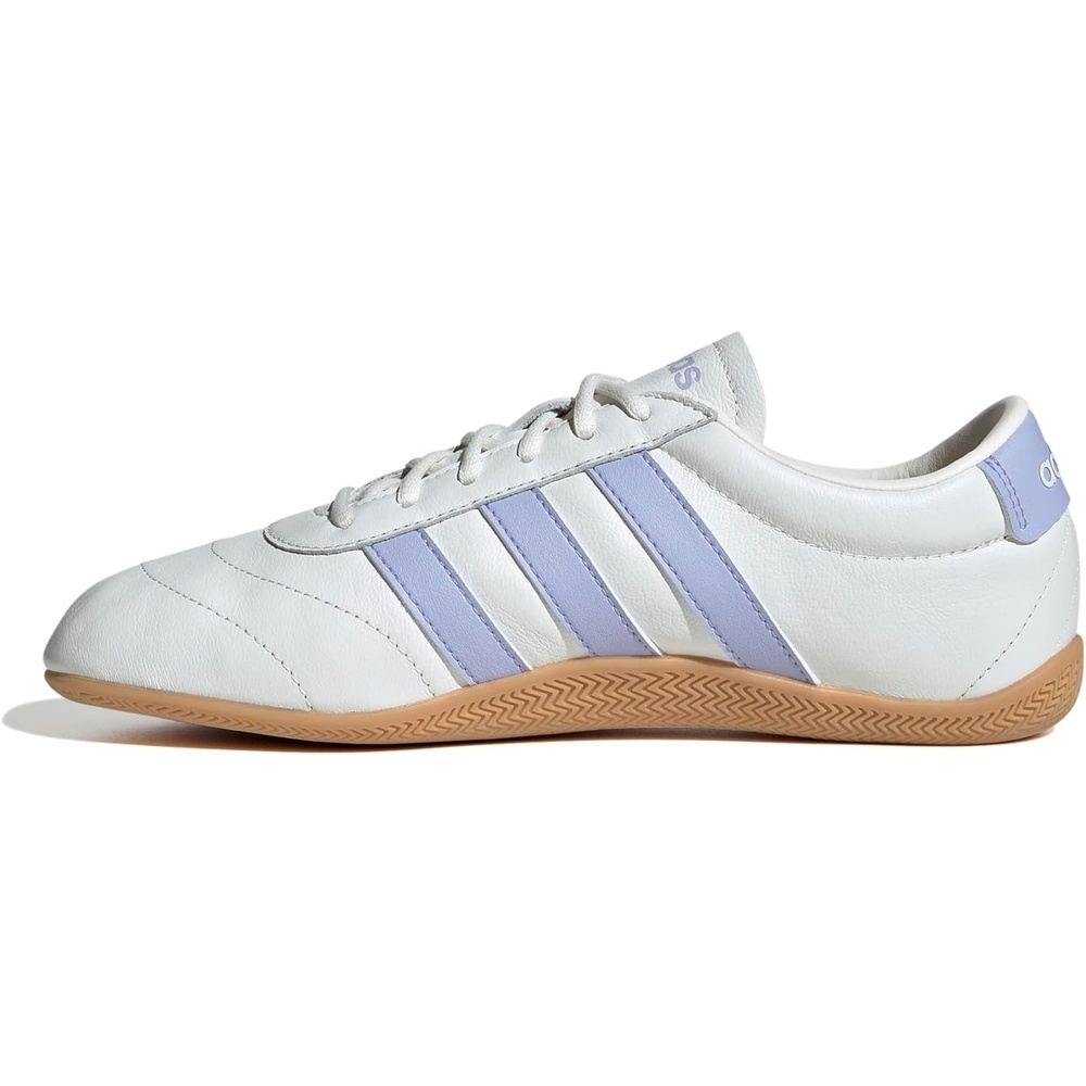 image:imageadidas Womens Grand Court Lo SneakersWhiteViolet ToneGum