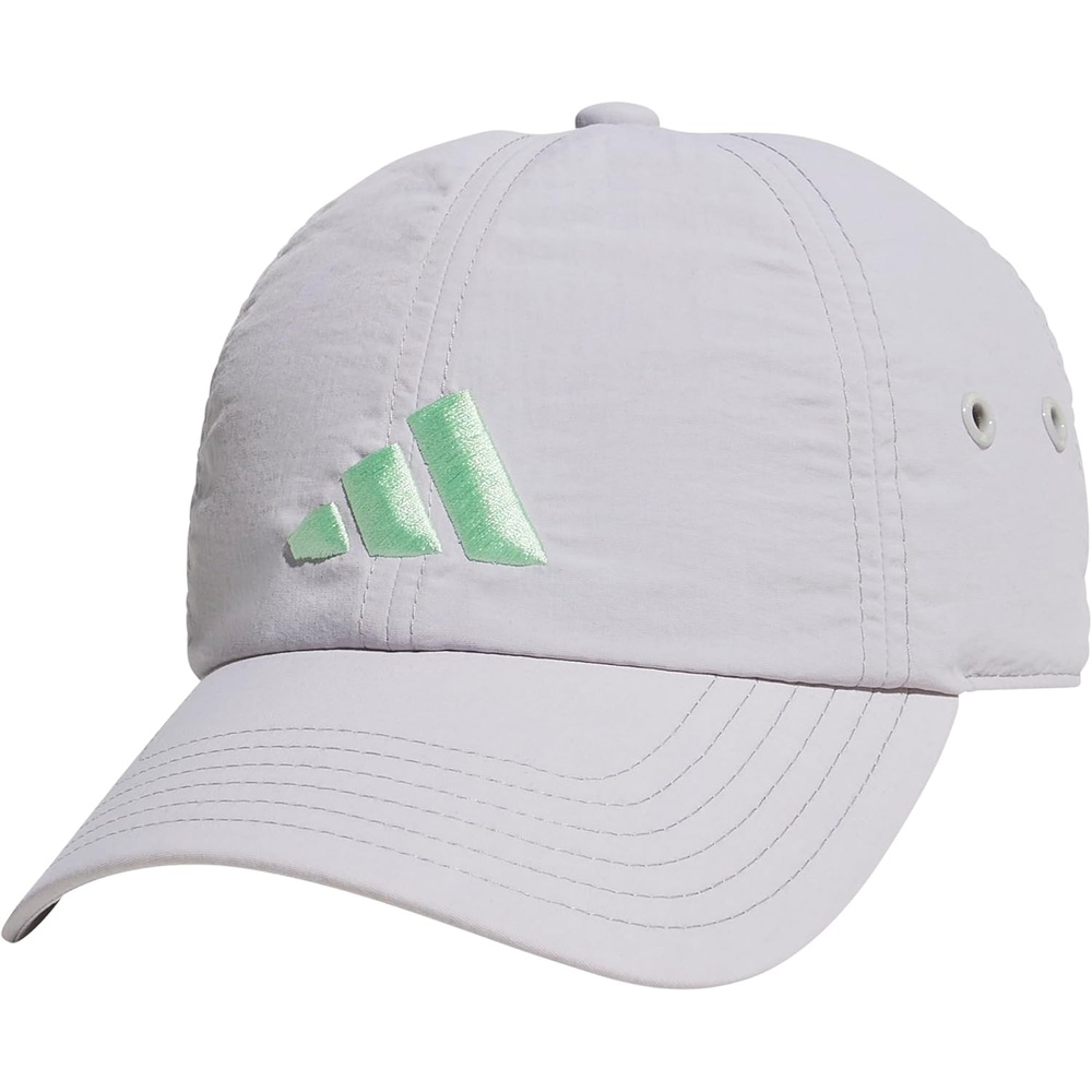 image:imageadidas Womens Influencer 3 Relaxed Strapback Adjustable Fit HatGrey TwoSemi Green Spark