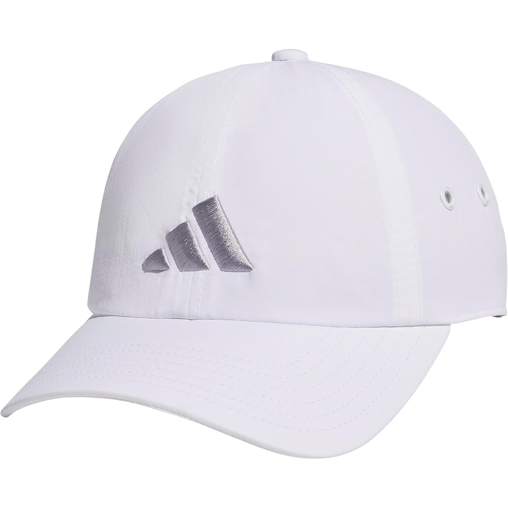 image:imageadidas Womens Influencer 3 Relaxed Strapback Adjustable Fit HatWhiteGlory Grey