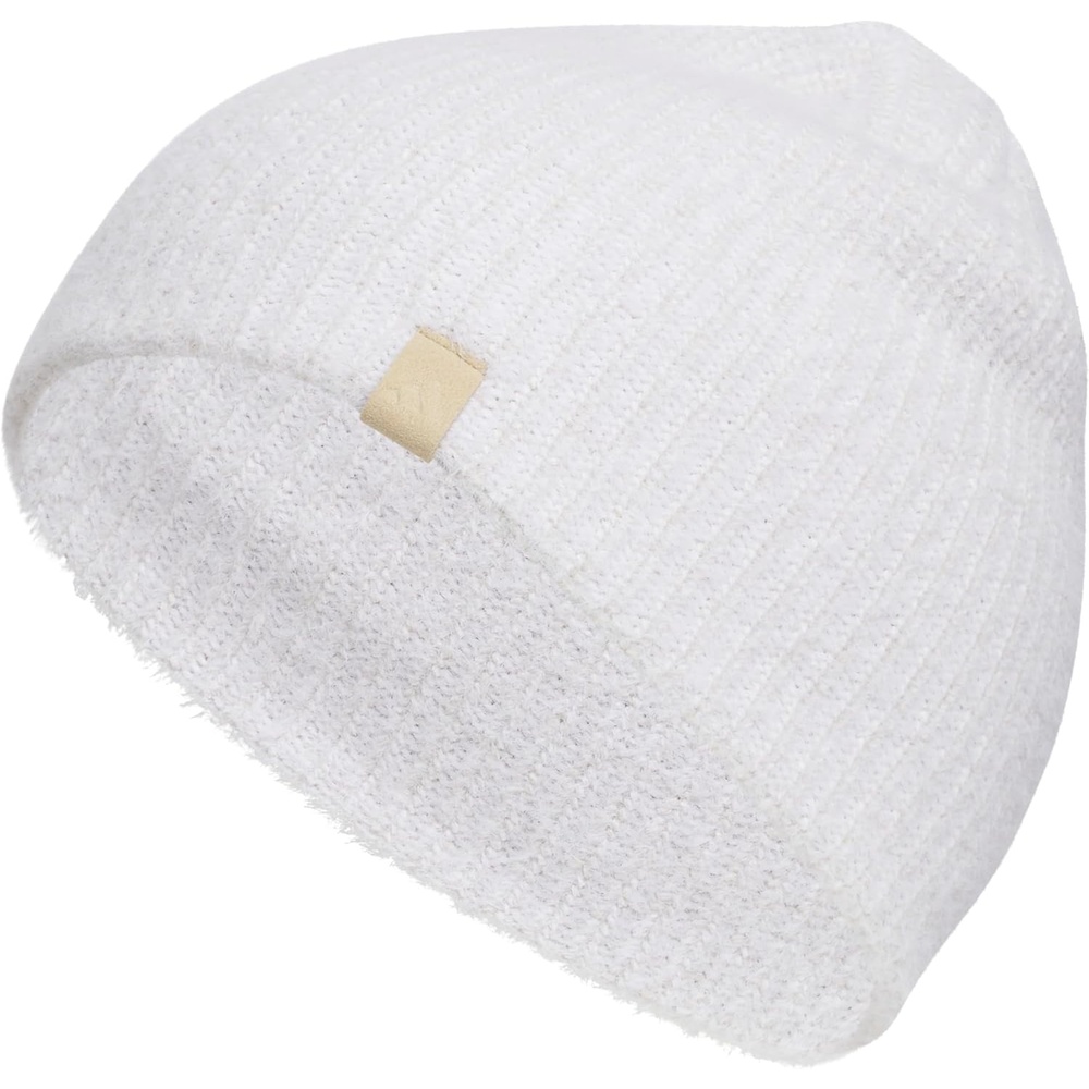 image:imageadidas Womens Lifestyle Beanie Soft Fuzzy Knit Winter HatWhiteWonder Alumina GreyHemp Beige
