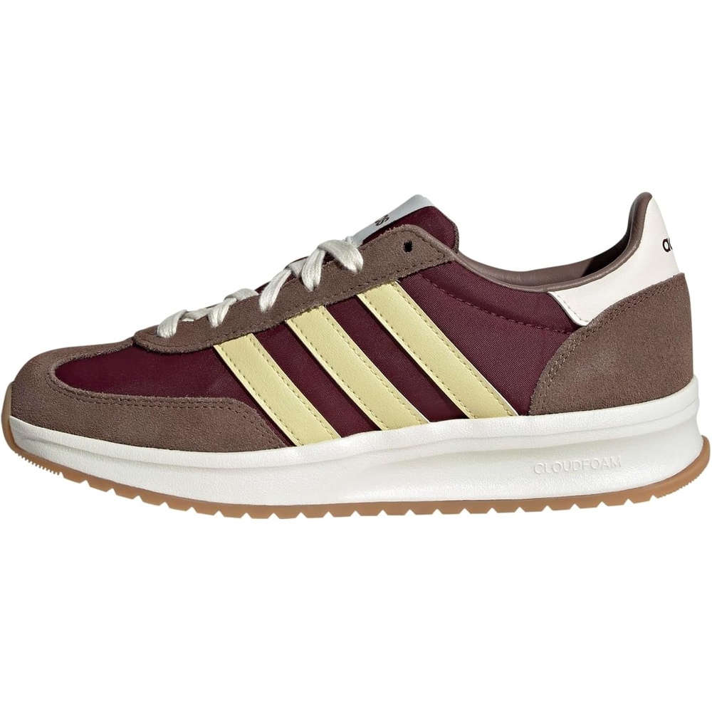 image:imageadidas Womens Run 70s 20 ShoeMaroonPowder YellowEarth Strata
