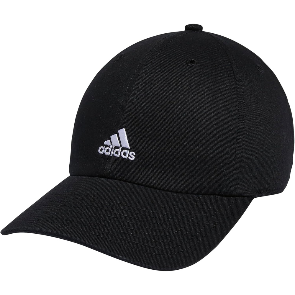 image:imageadidas Womens Saturday Hat Relaxed Fit Strapback Baseball CapBlackWhite2