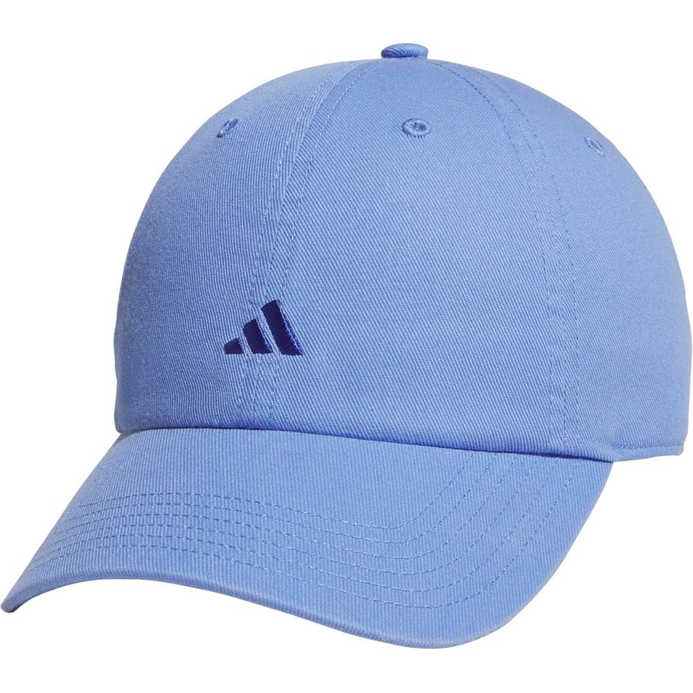image:imageadidas Womens Saturday Hat Relaxed Fit Strapback Baseball CapBlue FusionHires Blue3
