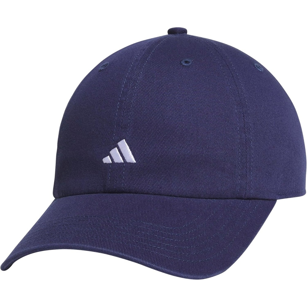 image:imageadidas Womens Saturday Hat Relaxed Fit Strapback Baseball CapDark BlueWhite3