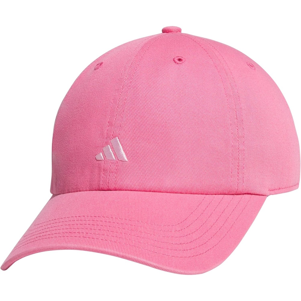 image:imageadidas Womens Saturday Hat  Relaxed Fit Strapback Baseball CapPink FusionClear Pink3