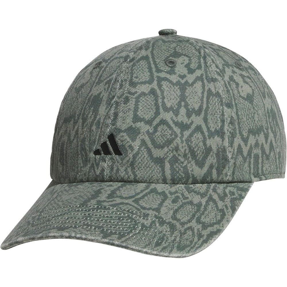 image:imageadidas Womens Saturday Hat Relaxed Fit Strapback Baseball CapReptile Stone Greenlegend IvyBlackLegend Ivy GreenPrint