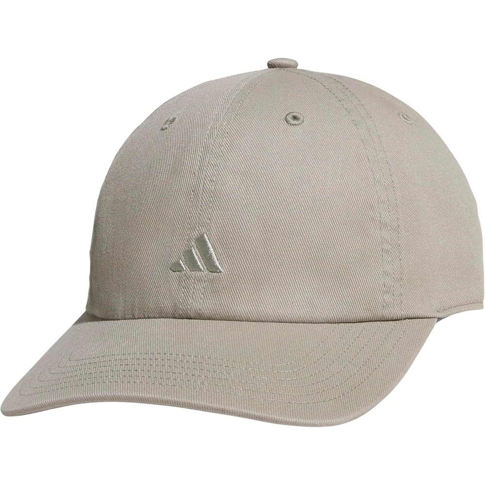 image:imageadidas Womens Saturday Hat  Relaxed Fit Strapback Baseball CapSilver Pebble GreyHalo Green3
