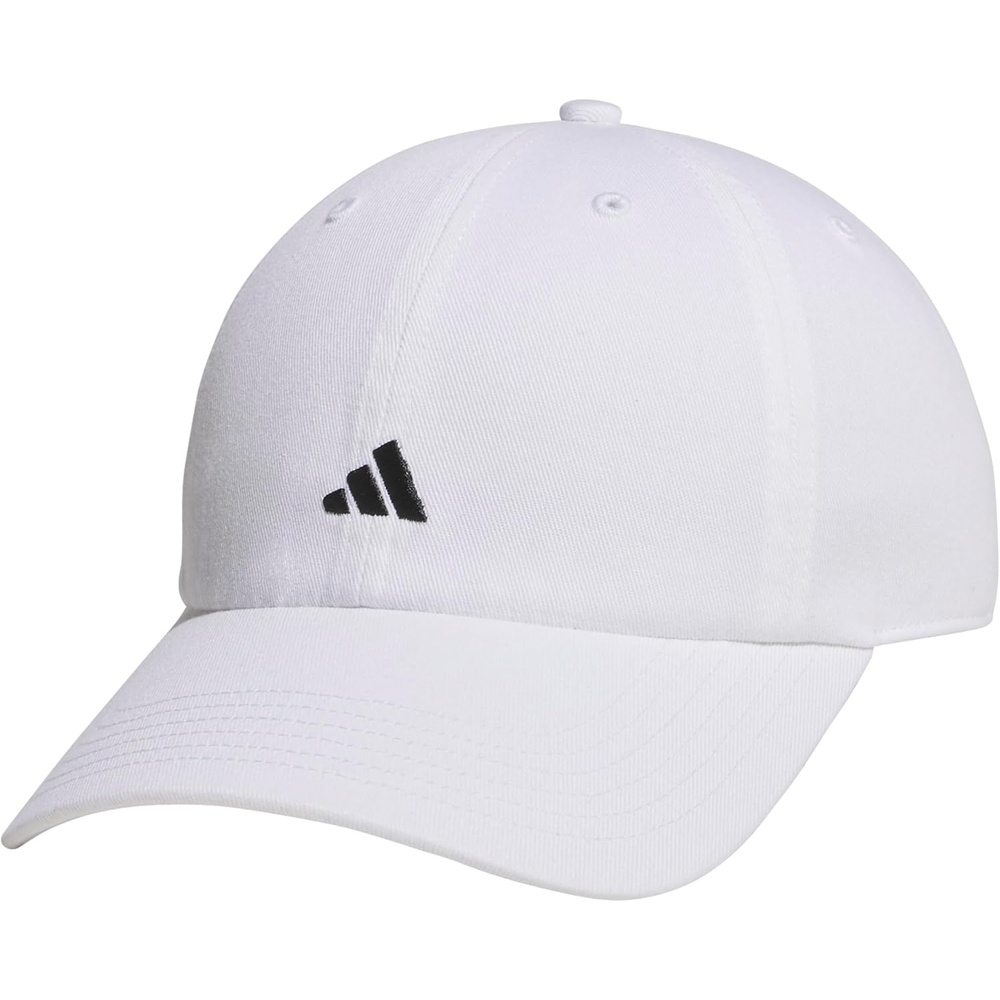 image:imageadidas Womens Saturday Hat Relaxed Fit Strapback Baseball CapWhiteBlack3