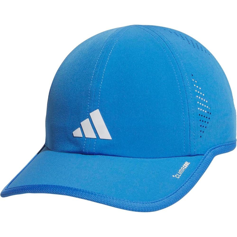 image:imageadidas Womens Superlite Hat  Lightweight MoistureWicking Cap for Workout and TrainingRay BlueWhite3