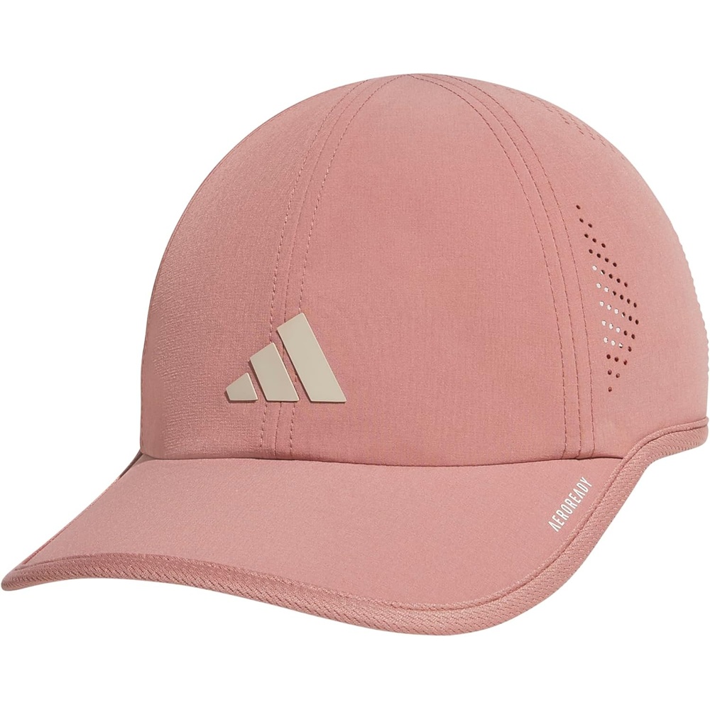 image:imageadidas Womens Superlite Hat  Lightweight MoistureWicking Cap for Workout and TrainingWarm Clay PinkWonder Alumina Grey3