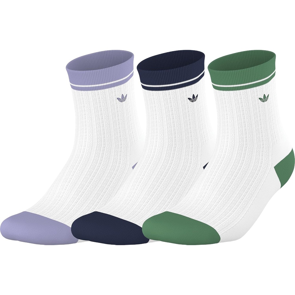 image:imageadidas Womens Superlite Quarter Ankle Socks 6 Pairs Lightweight amp BreathableSemi Solar Violet PurpleSilver BlueSemi Solar Aqua Blue4