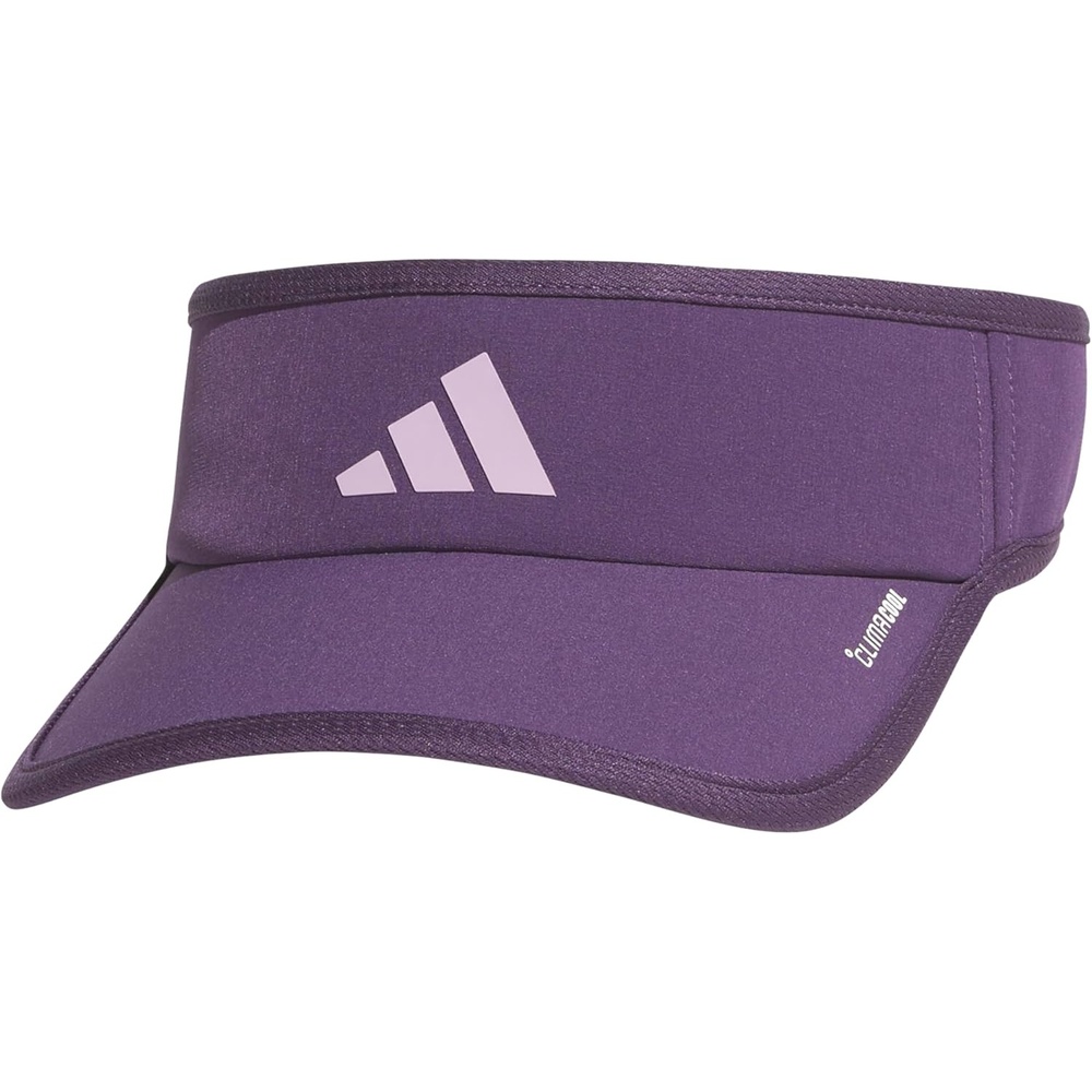 image:imageadidas Womens Superlite Visor Lightweight MoistureWicking Running Tennis HatAurora Plum PurplePowder Plum Purple3