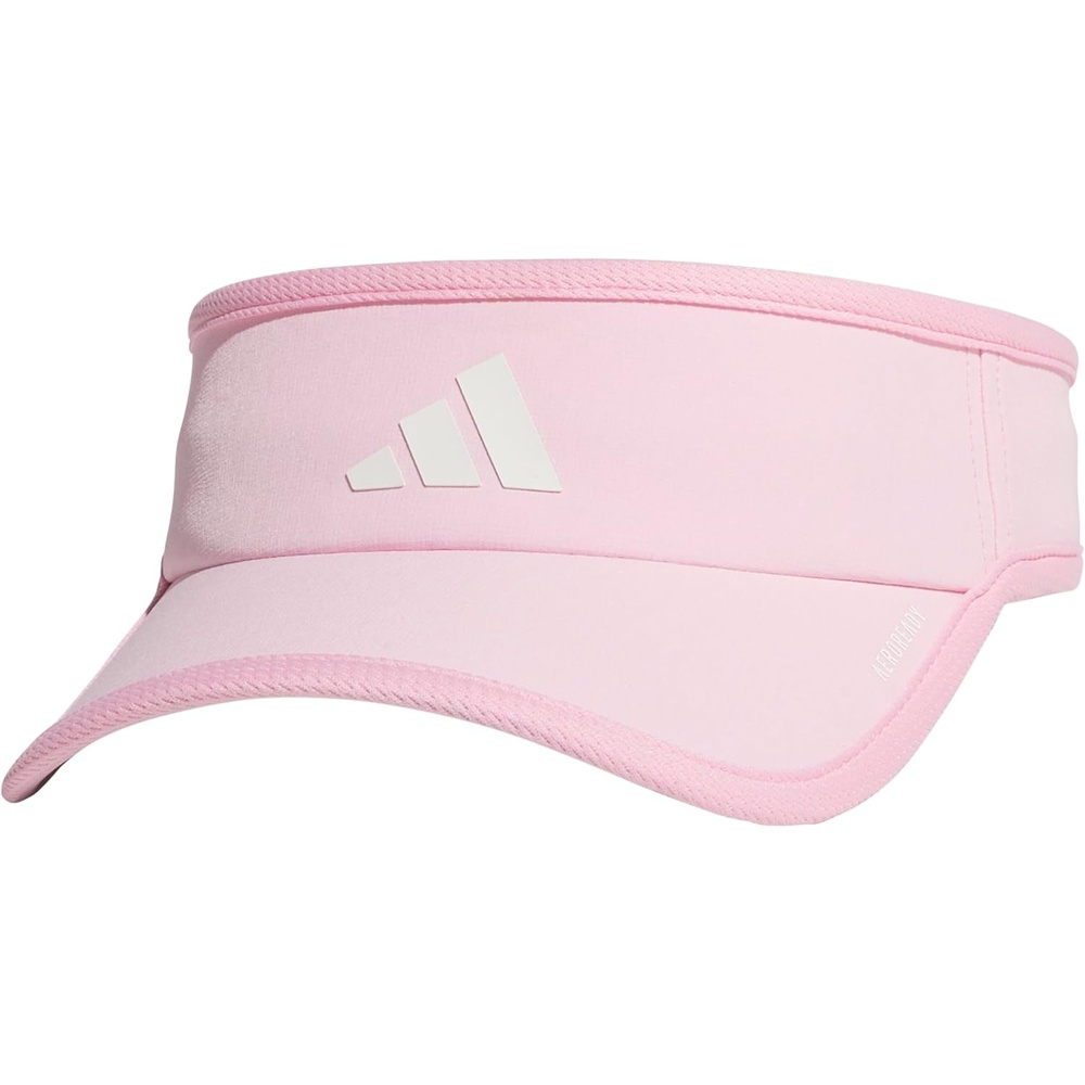 image:imageadidas Womens Superlite Visor Lightweight MoistureWicking Running Tennis HatTrue PinkWhite3
