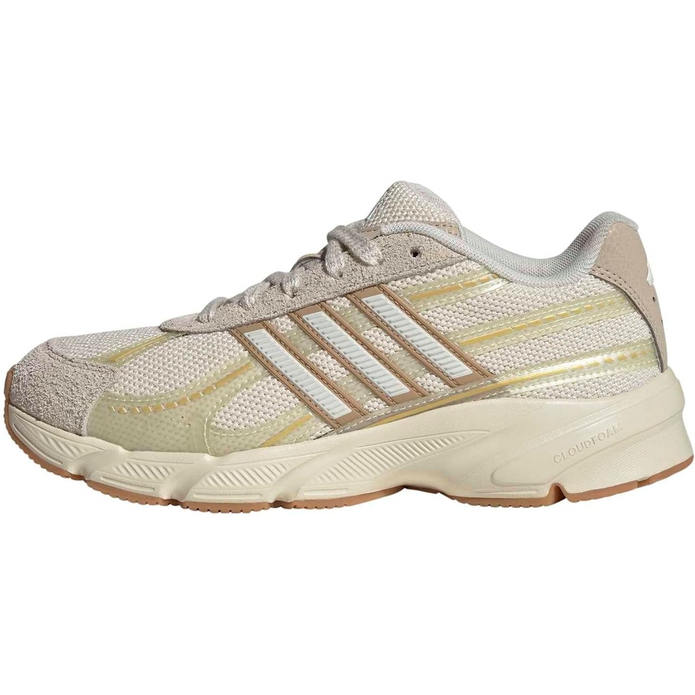 image:imageadidas Womens Technochaos 2000 Lace Up Sneakers Shoes Casual BeigeWonder WhiteOff WhiteMatte Gold