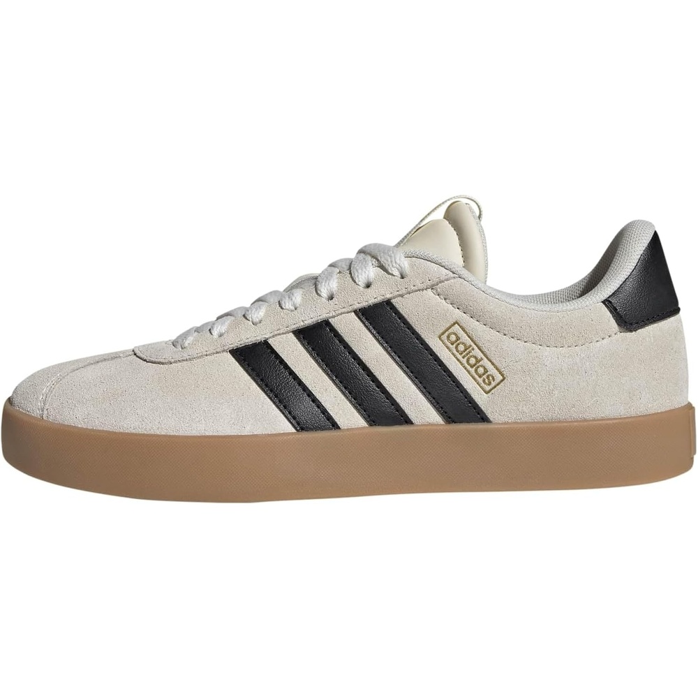 image:imageadidas Womens VL Court 30 SneakerCream WhiteBlackGold Metallic