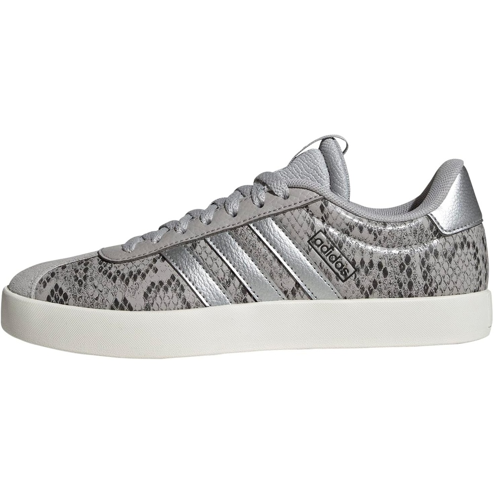 image:imageadidas Womens VL Court 30 SneakerGreySilver MetallicOff White
