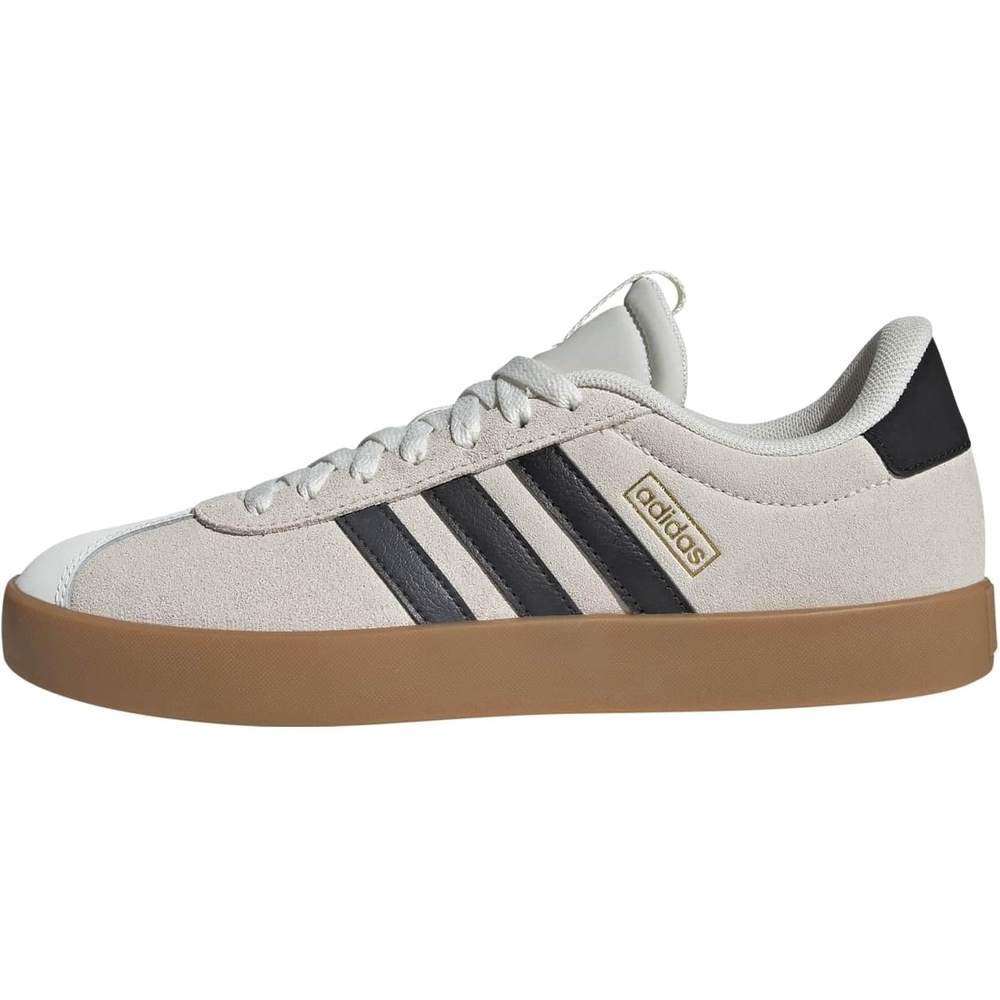 image:imageadidas Womens VL Court 30 SneakerOff WhiteGreyGold Metallic