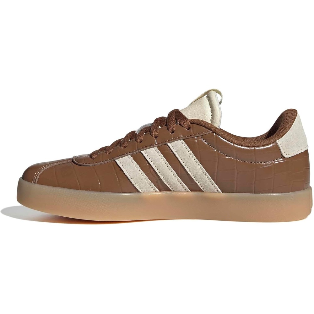 image:imageadidas Womens VL Court 30 SneakerPreloved BrownCream WhiteGold Metallic