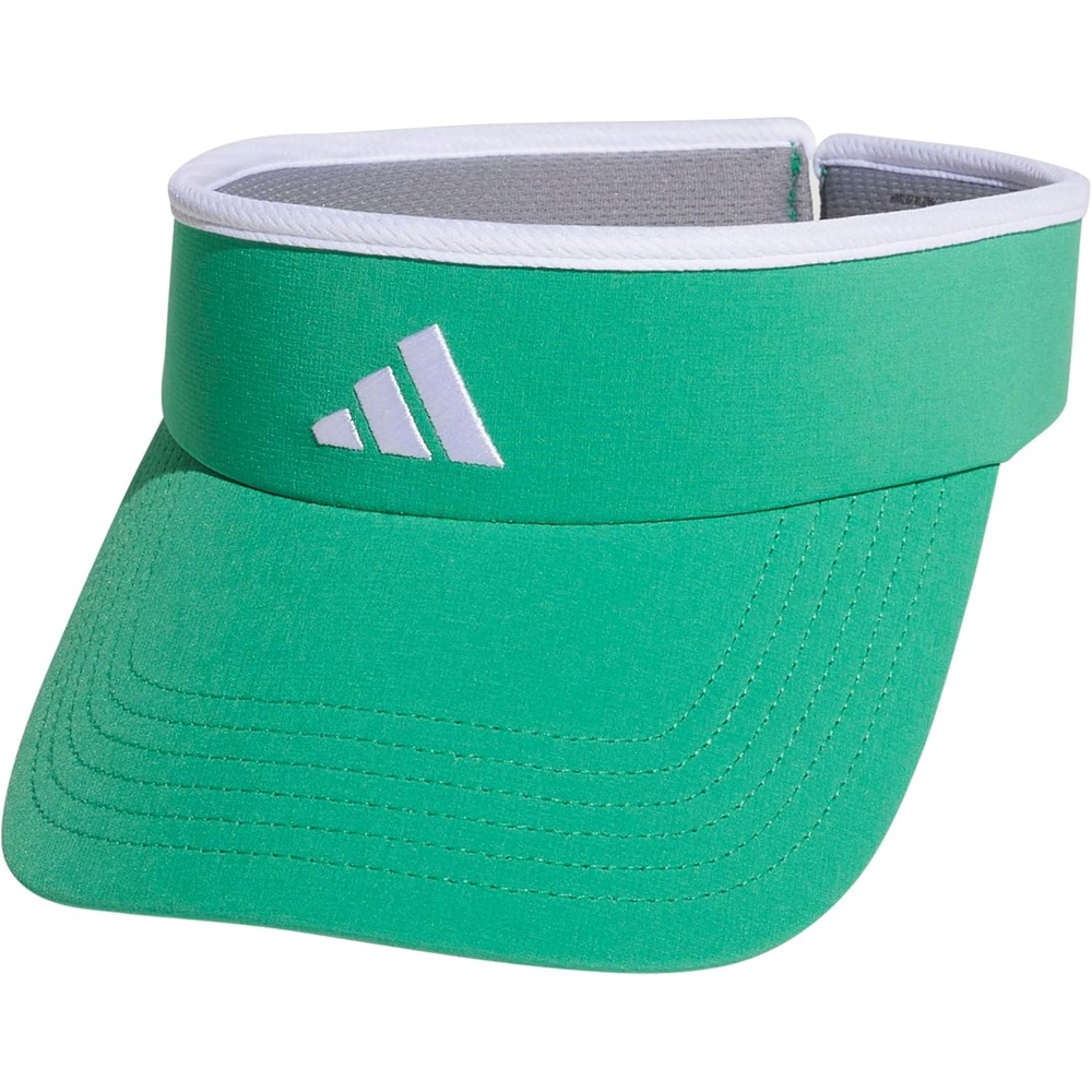 image:imageadidas Womens Visor Match Athletic Clipon Sun Hat for Sport amp TrainingSemi Court GreenWhite