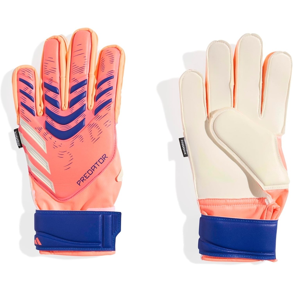 image:imageadidas adidas Unisex Soccer Goalie GlovesSignal CoralWhiteLucid Blue