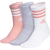 Semi Pink Spark/Grey/White/3-stripe/3