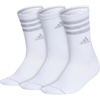 White/Clear Onix Grey/3-stripe/3