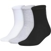 White/Cool Light Heather/Black