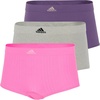 Lucid Pink Ribbed/Heather Grey/Shadow Violet