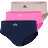 Night Indigo Ribbed/Lucid Pink Scallop/Wonder Taupe