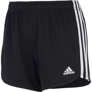 Adidas Girls’ 3-Stripes Mesh Shorts(Adi Black)