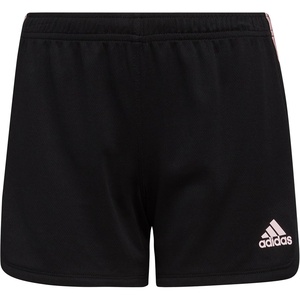 Adidas Girls’ 3-Stripes Mesh Shorts(Black/Pink Gradient)