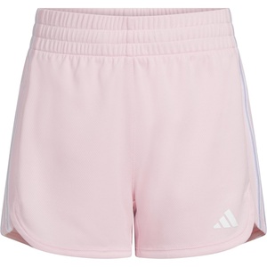 Adidas Girls’ 3-Stripes Mesh Shorts(Clear Pink)
