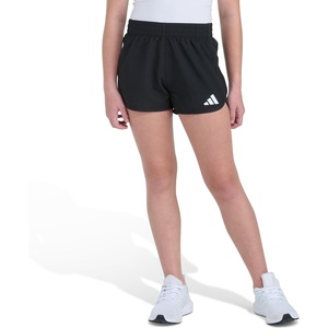 Adidas Girls Elastic Waistband Retro Woven Shorts(Black)