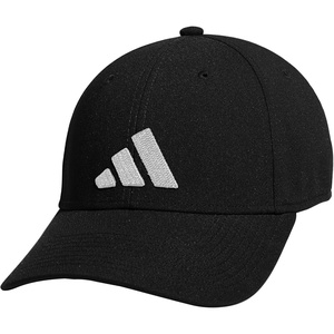 Adidas Mens Gameday Hat – Athletic Baseball Cap, Stretch Fit(Black/White/Offseason)