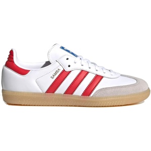 Adidas Samba OG Big Kid Sneakers(Cloud White/Red-white)