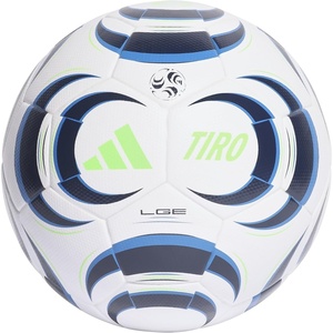 Adidas Tiro League Soccer Ball(White/Collegiate Navy/Bright Blue/Green)