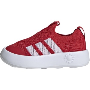 Adidas Unisex-Child Bubblecomfy Sportswear Shoes (Toddler)(Better Scarlet/White/Black)