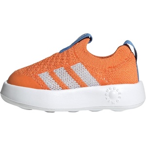 Adidas Unisex-Child Bubblecomfy Sportswear Shoes (Toddler)(Pure Orange/Crystal Sky/Lucid Ray Blue)