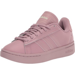 Adidas Womens Grand Court Alpha 00s(Magic Mauve/Magic Mauve/Solar Yellow)