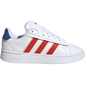 Adidas Womens Grand Court Alpha 00s(White/Pure Ruby/Team Royal Blue)