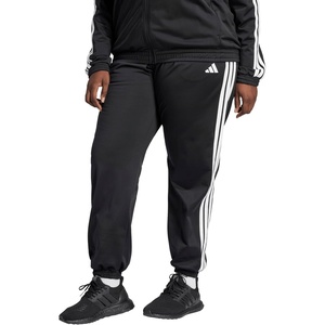 Adidas Womens Tricot 3-Stripes Track Pants(Black/White)