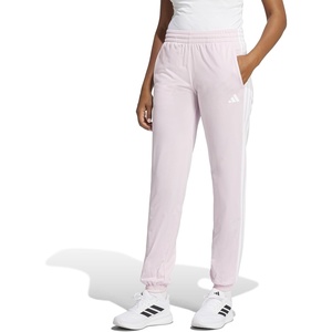 Adidas Womens Tricot 3-Stripes Track Pants(Clear Pink)