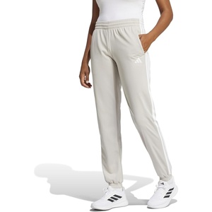 Adidas Womens Tricot 3-Stripes Track Pants(Wonder Alumina/White)