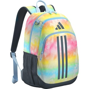 Originator Small Backpack for men and women, athletic book bag with laptop sleeve(Stone Wash Rainbow/Clear Sky Blue)
